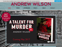 Tablet Screenshot of andrewwilsonauthor.co.uk